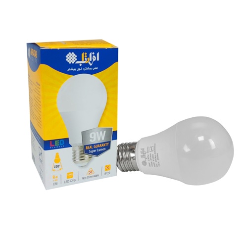 خرید لامپ ال ای دی حبابی 9 وات افراتاب (تولید جدید)